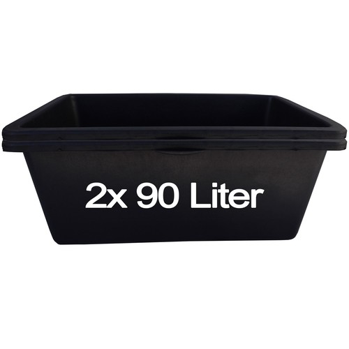 Buri 90l mörtelkasten - 2x,